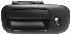 EXPRESS/SAVANA VAN 03-09 REAR EXTERIOR DOOR HANDLE LH, Side Hinged Door, Smooth Black