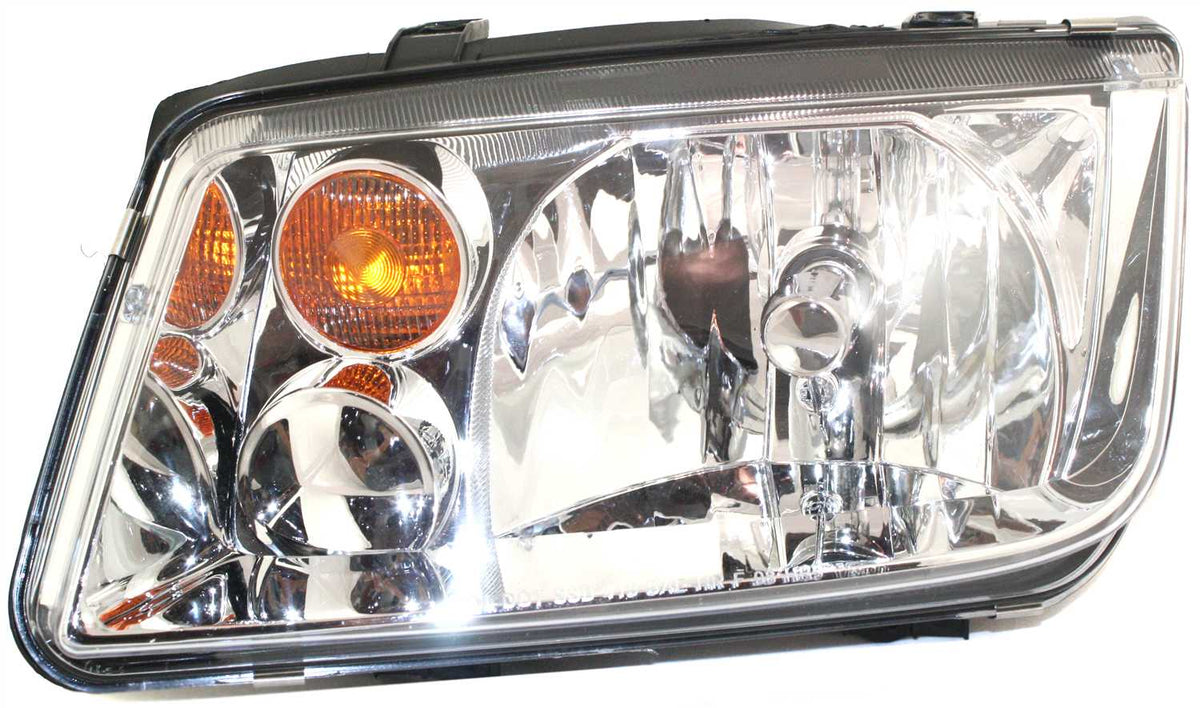 JETTA 02-05 HEAD LAMP LH, Assembly, Halogen, w/o Fog Lights, From VIN 2108641, Exc 1.8L