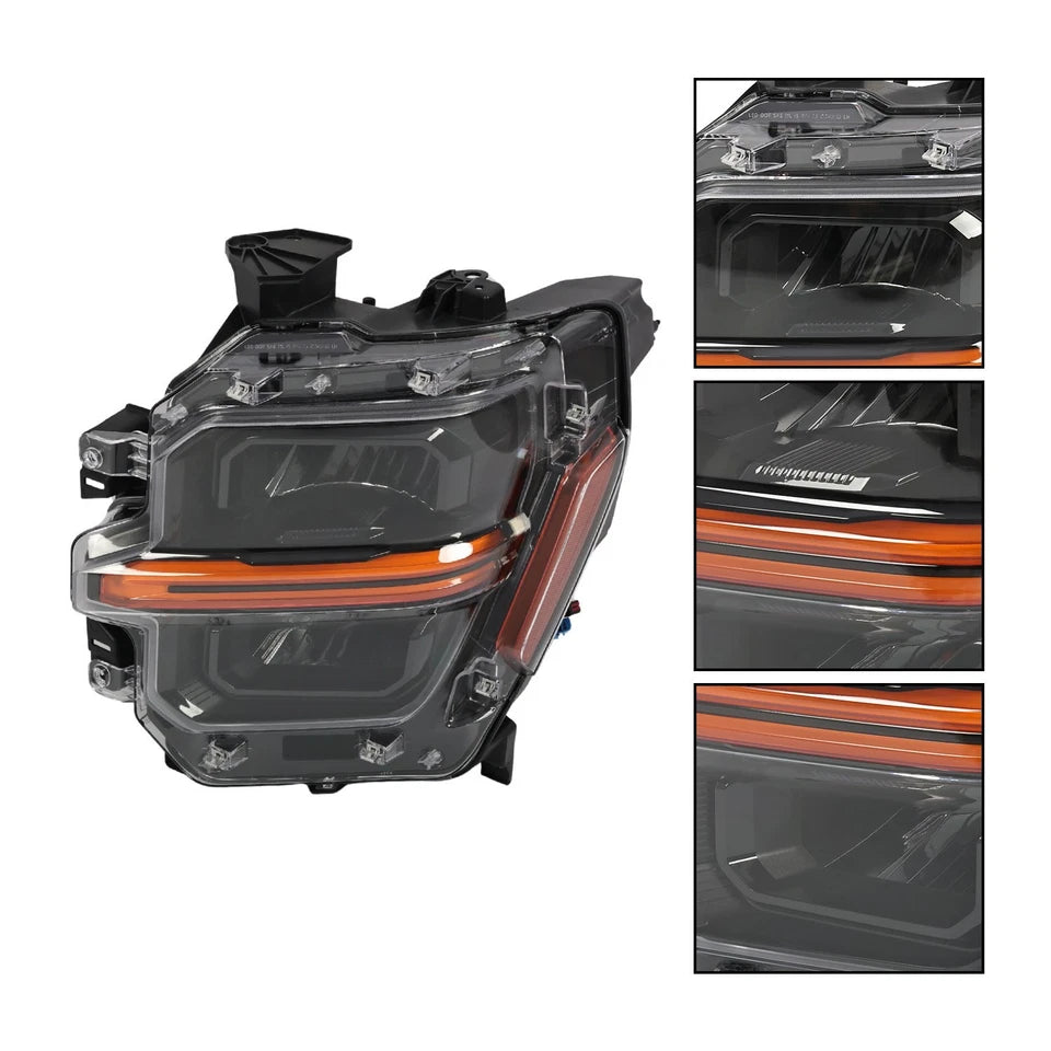 For 2024-2026 Ford F-150 LED Headlight Reflector w/o Module Left+Right Pair