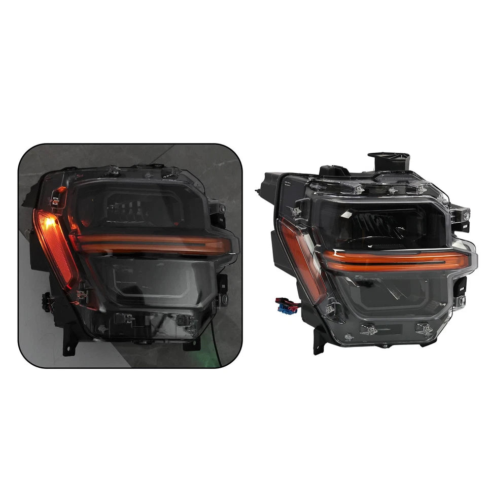 For 2024-2026 Ford F-150 LED Headlight Reflector w/o Module Left+Right Pair