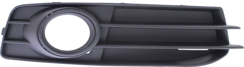 A3 09-13 FRONT FOG LAMP MOLDING RH, Black, w/ Black Trim, w/ Sport Pkg