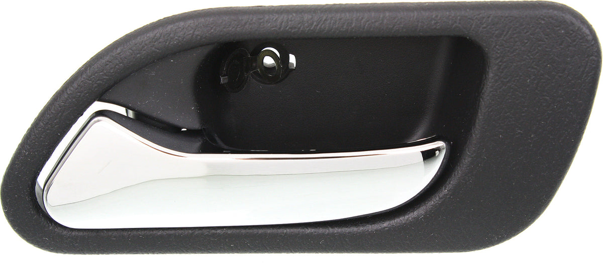 TL 99-03/MDX 01-06 REAR INTERIOR DOOR HANDLE LH, Chrome Lever + Black Housing, Plastic