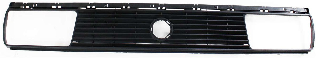 GOLF/JETTA 85-87 GRILLE, Plastic, Painted Black Shell and Insert